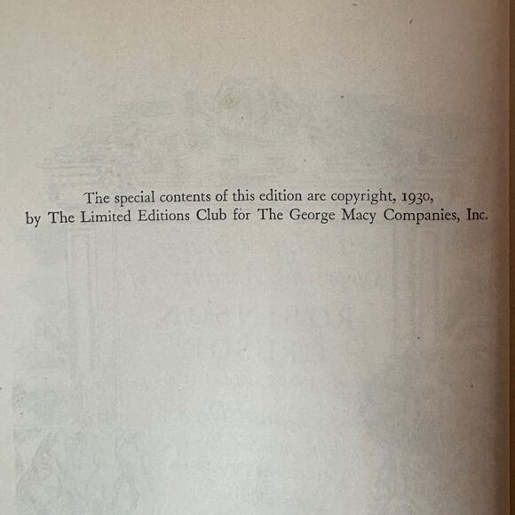 Antique 1930 "Robinson Crusoe" by Daniel Defoe Heritage Press Edition HC Book - Picture 15 of 16
